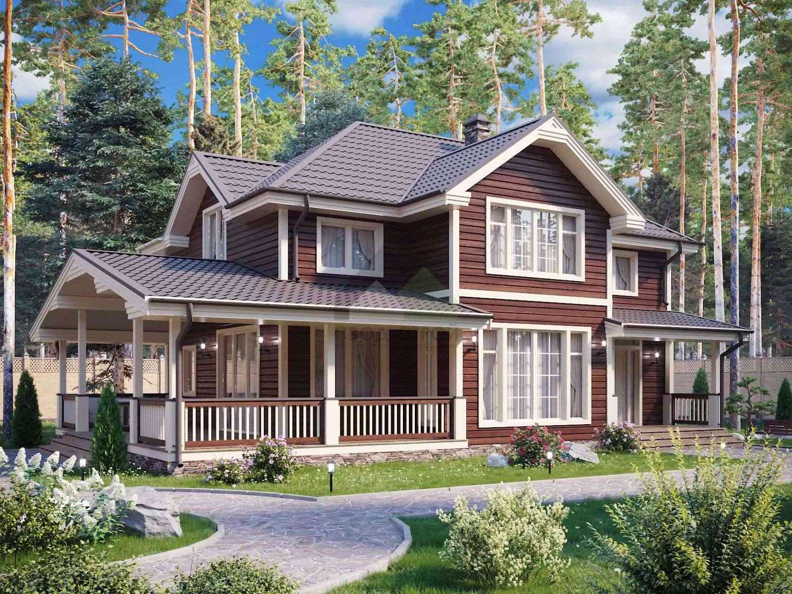 Дом из газобетонных блоков С-250 ГБ «Династия»