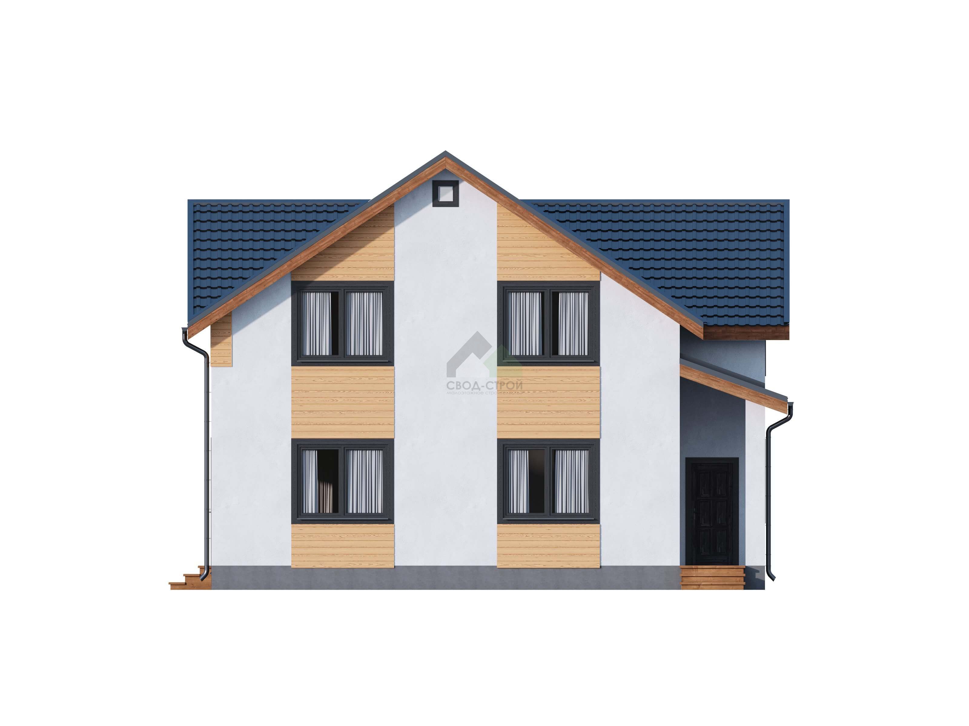 Дом из газобетонных блоков С-218 ГБ «Австрия»