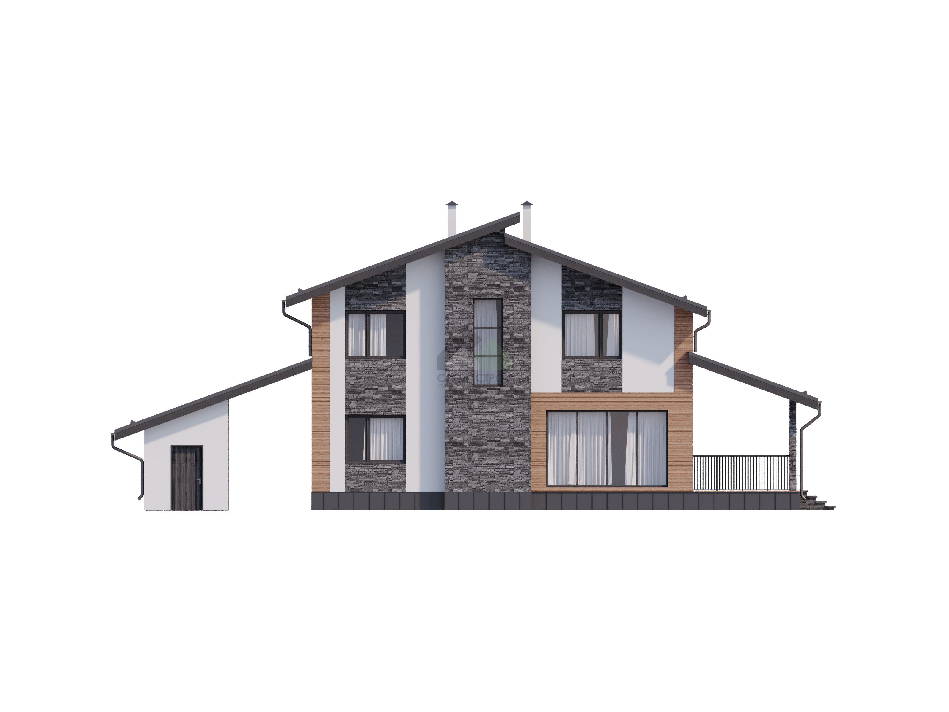 Дом с гаражом С-350 ГБ «Шираз»