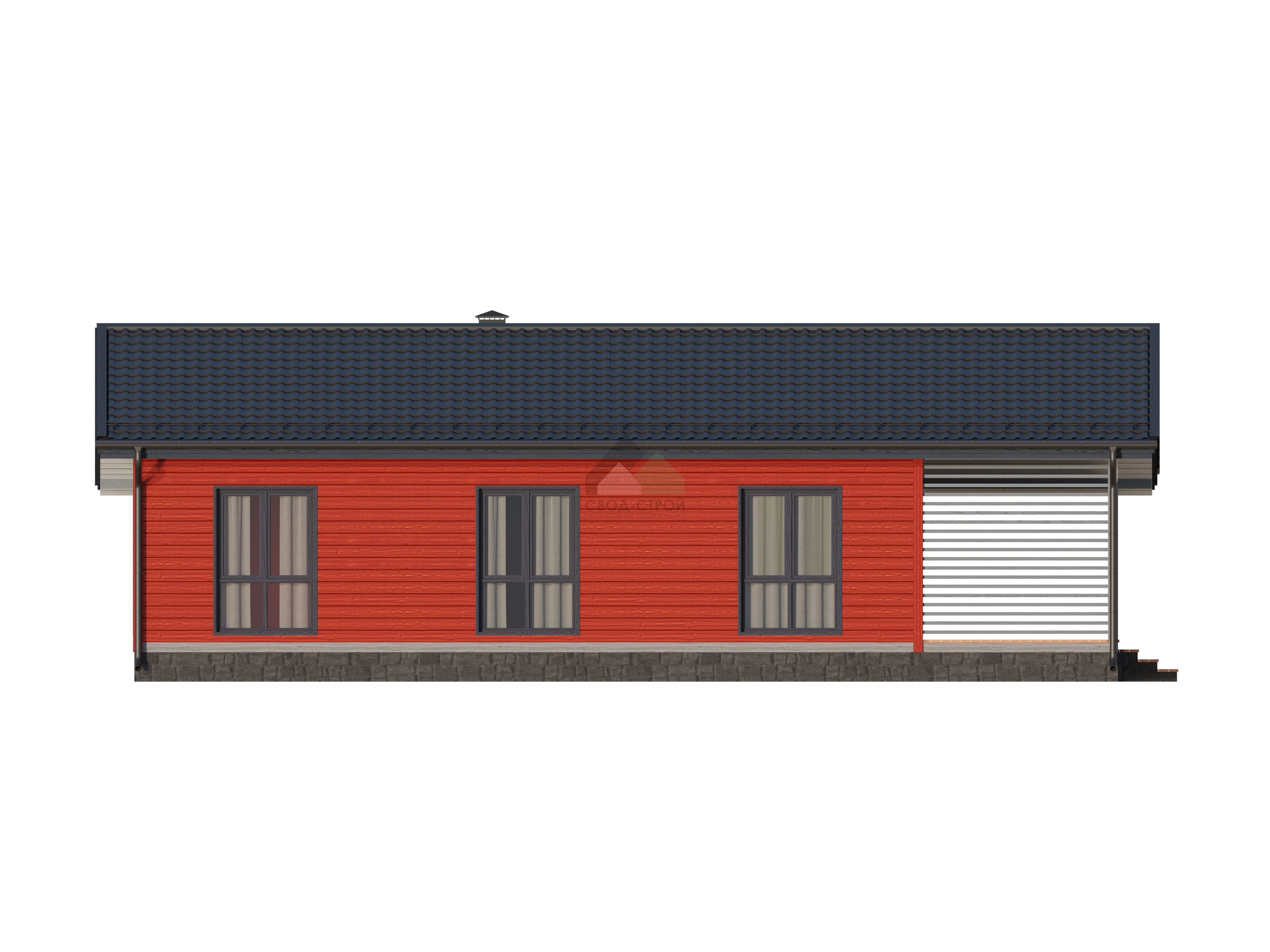 Коттедж каркасный С-152 КР «Горизонт»