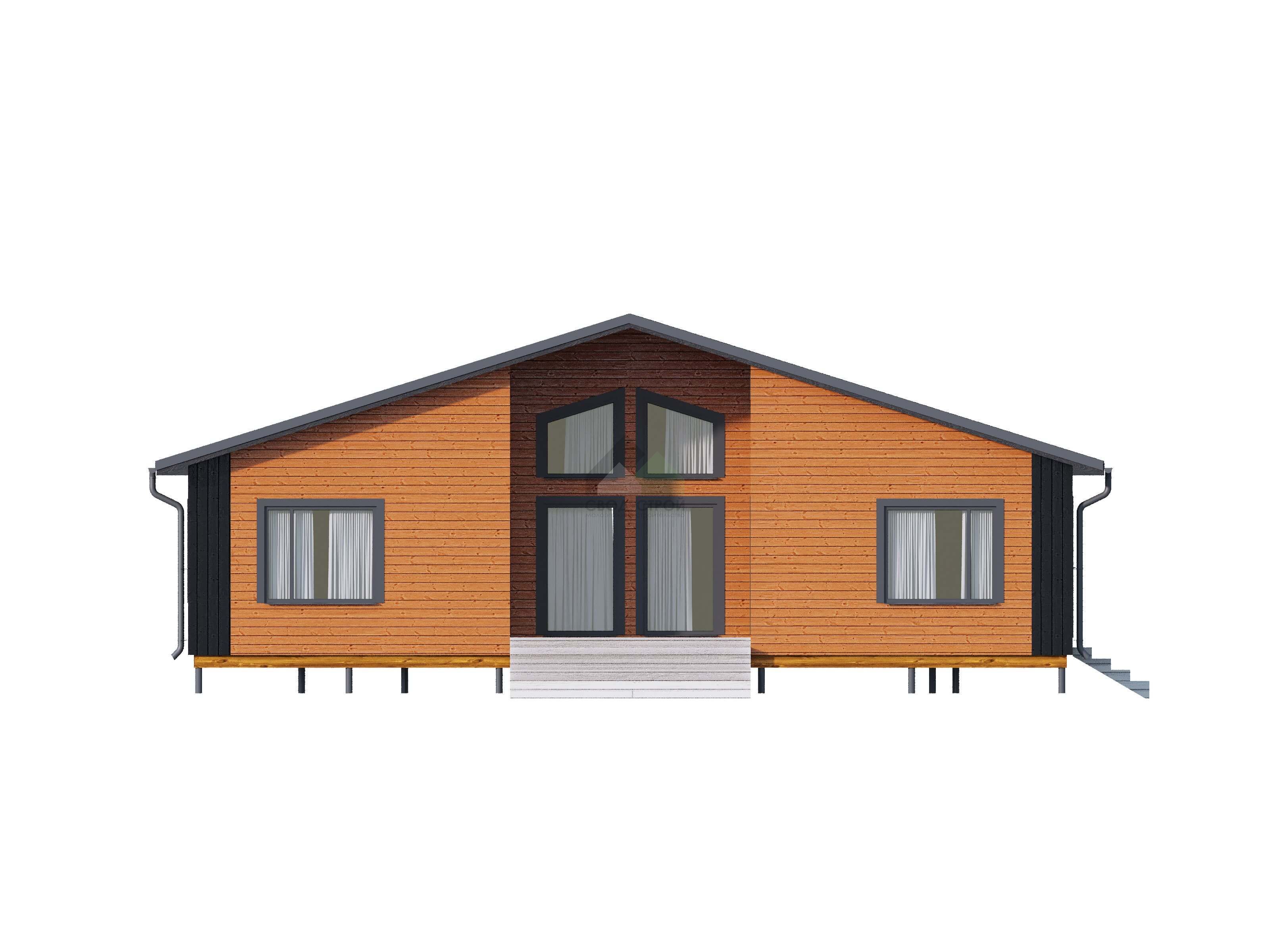 Коттедж каркасный С-190 КР «Удача»