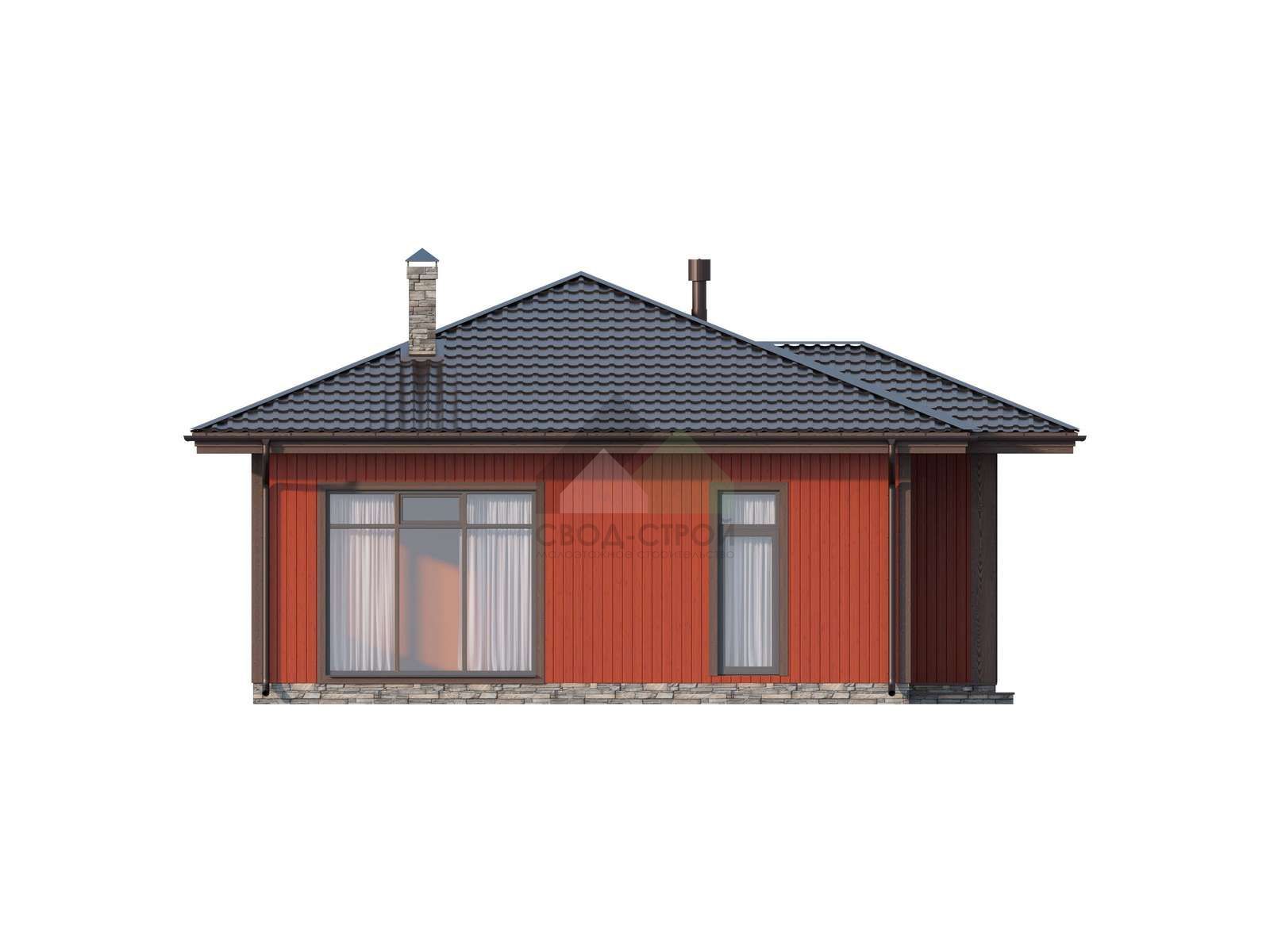 Коттедж каркасный С-102 КР «Рондаш»