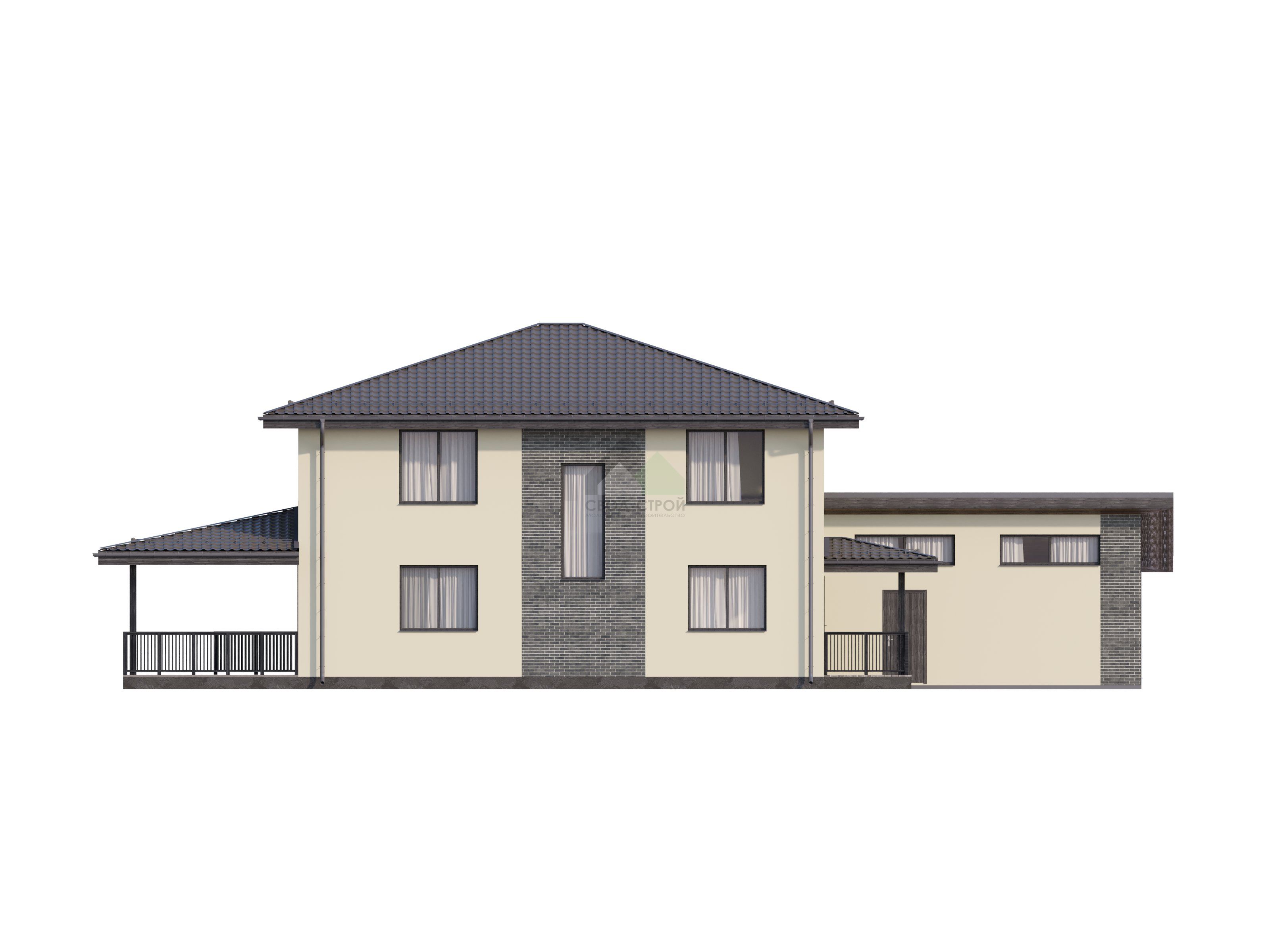 Дом с гаражом С-378 ГБ «Аден»