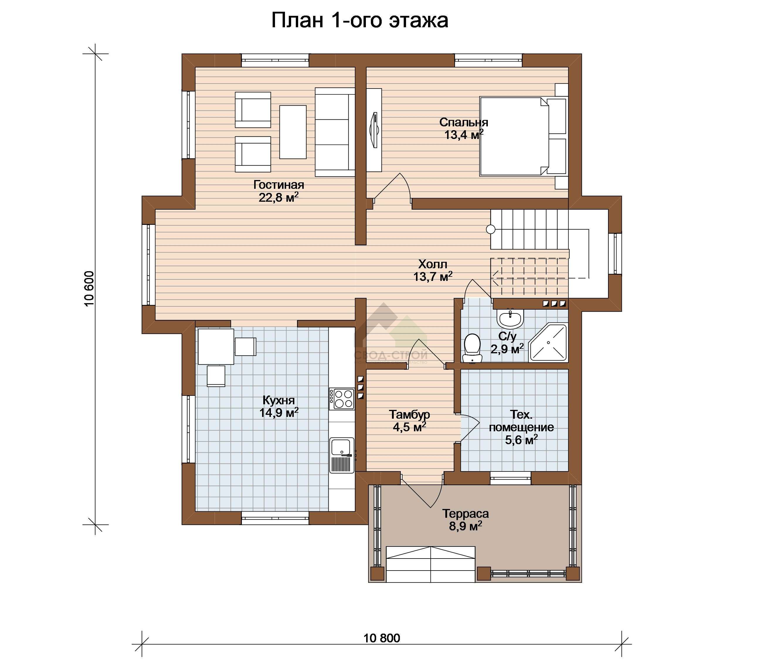 Дом по канадской технологии С-203 КР «Рязань»