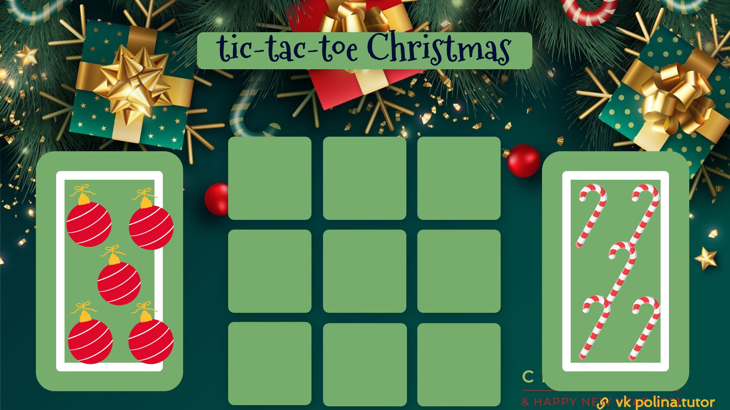 tic-tac-toe Christmas