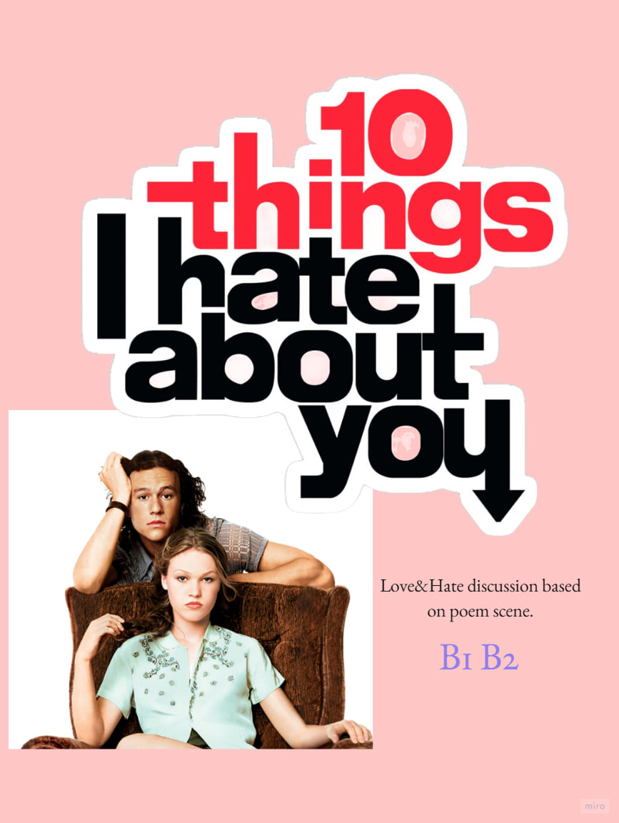 10 things I hate about you