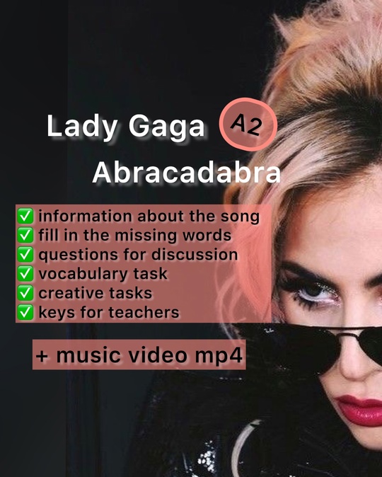 Lady Gaga - Abracadabra (A2+)