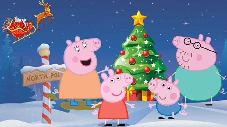 Peppa Pig Christmas party A1