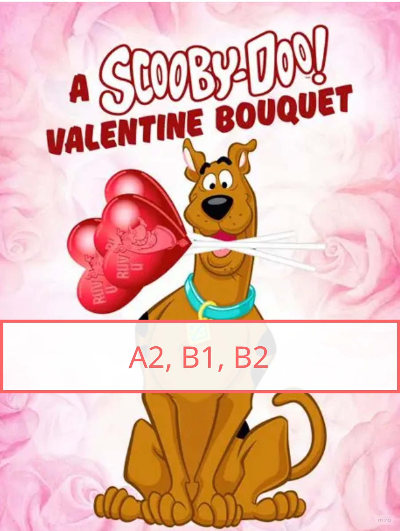 Scooby-Doo Valentine's Day A2,B1,B2