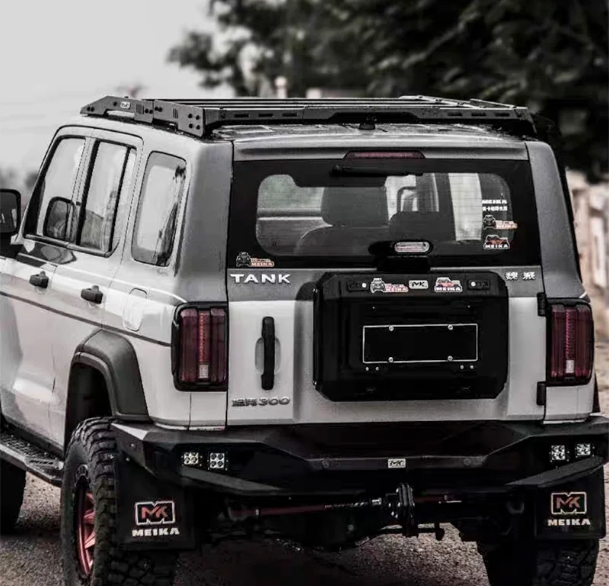 Tank 300 Усиленный багажник Meika G3 экспедиционный 4