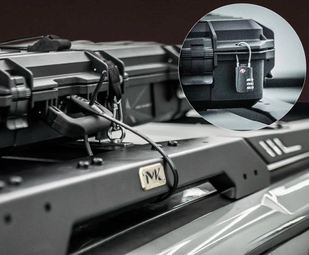 Ударопрочный багажный бокс Meika 48 л 5