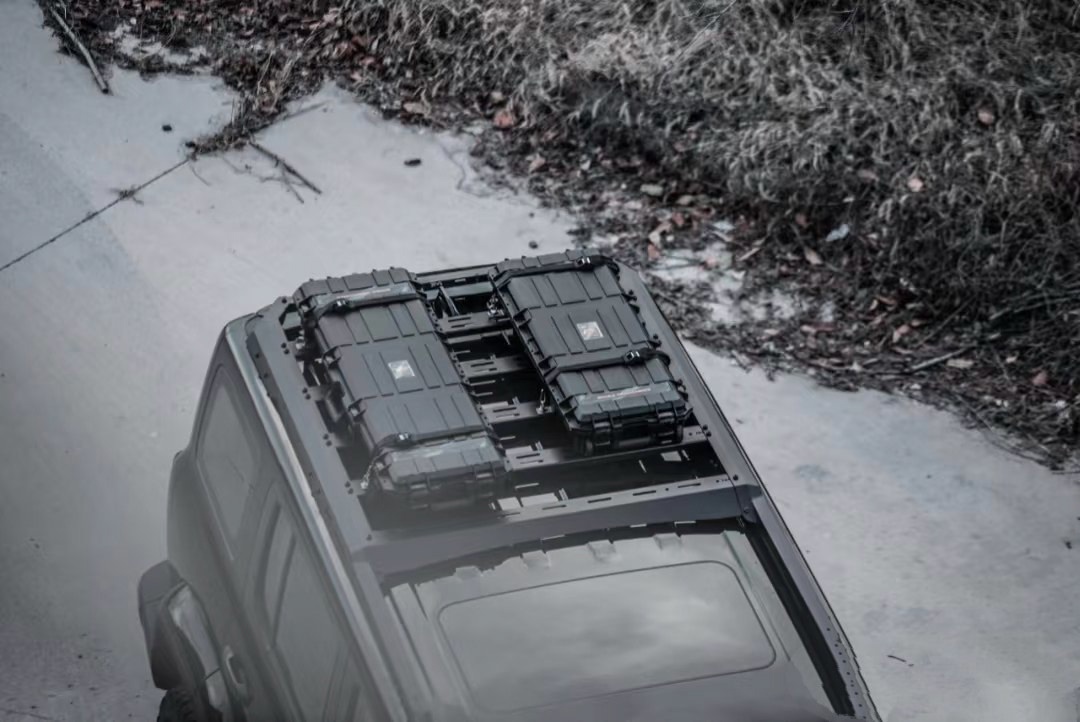 Ударопрочный багажный бокс Meika 48 л 6