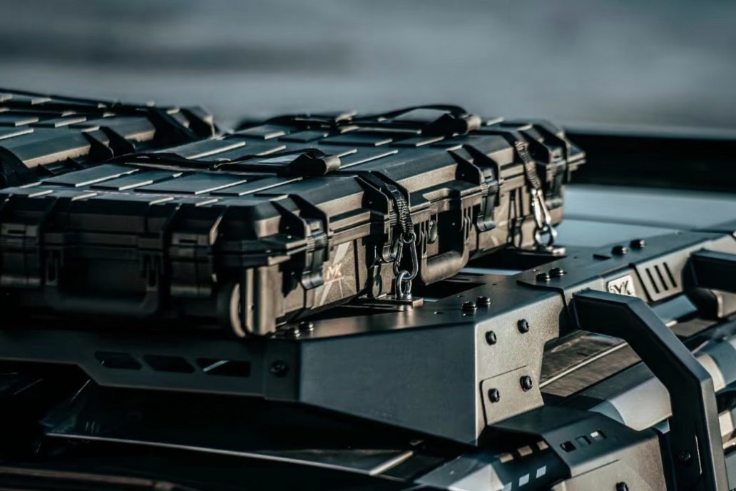 Ударопрочный багажный бокс Meika 48 л 7