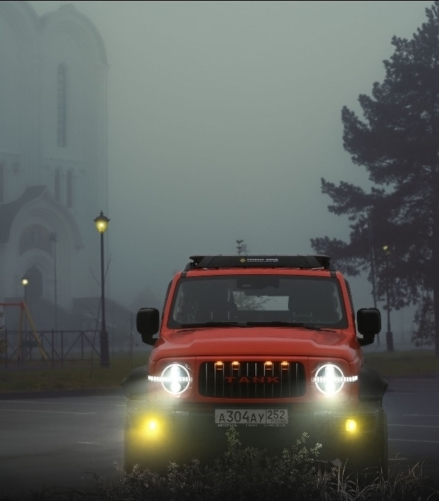 Tank 300 Противотуманные фары Aozoom желтый свет 6