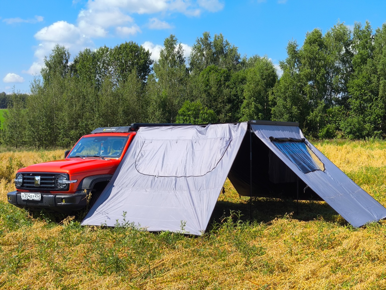 Комплект из 2 боковых шторок для маркизы Winbo 4