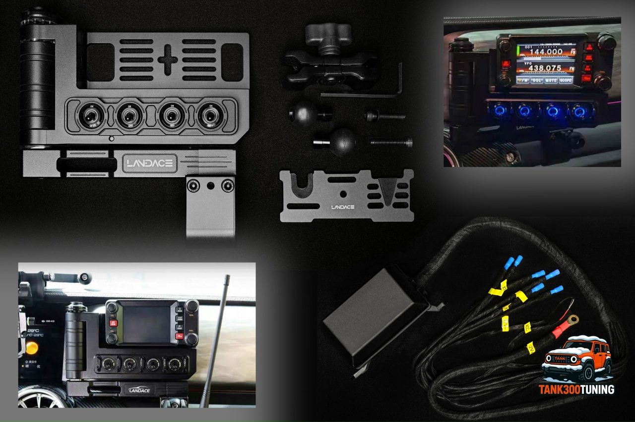 Tank 300/Jeep Кронштейн для радиостанции landace 8