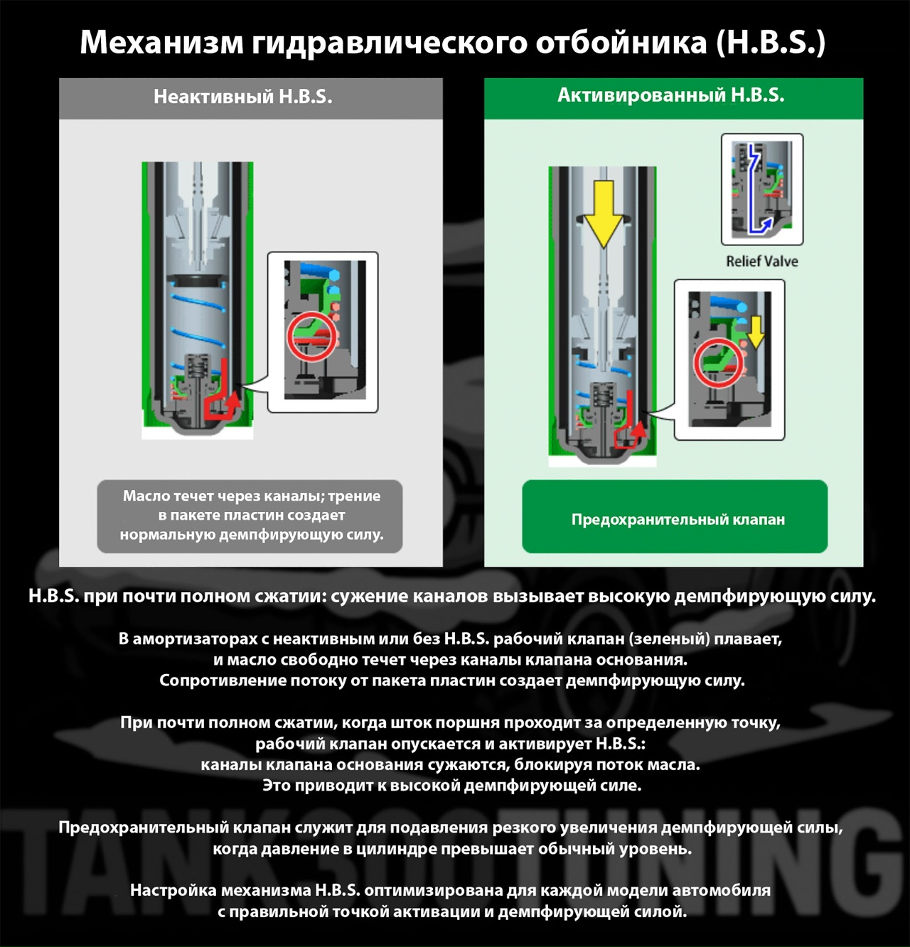 Tank 300 Лифт-комплект Tein 44 Damper Sport 1.5 подвеска 7