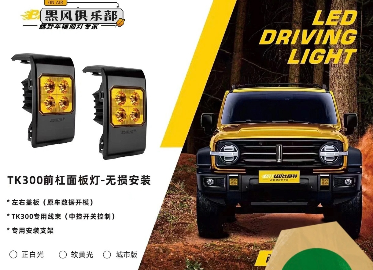 Tank 300 Противотуманные фары BRT желтые 5