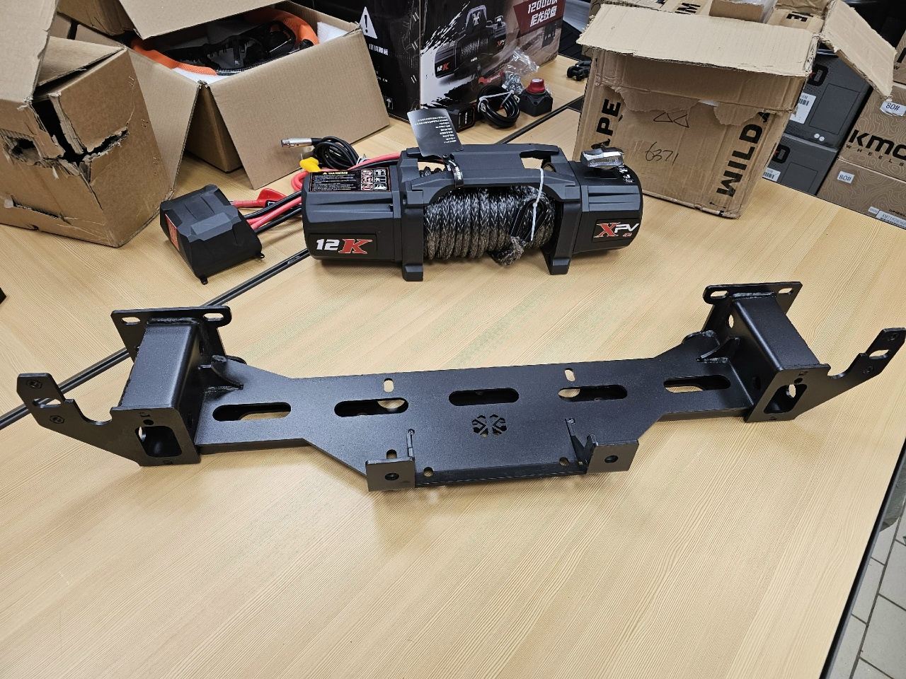 Tank 300 Площадка под лебедку в штатный бампер 3