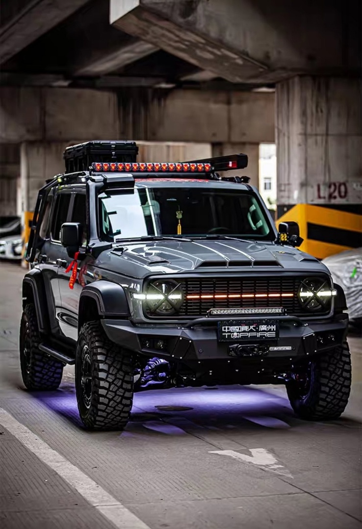 Tank 300 Комплект из 8 диодных огней в решетку радиатора TopFire желтый свет 3