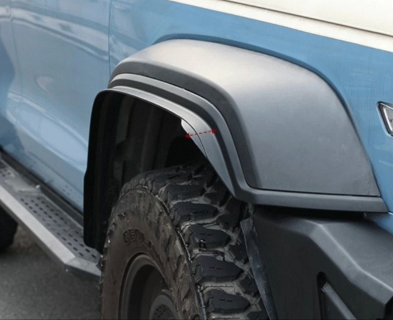 Tank 300 Накладки - расширители арок TRX для штатных фендеров комплект на 4 колеса 6