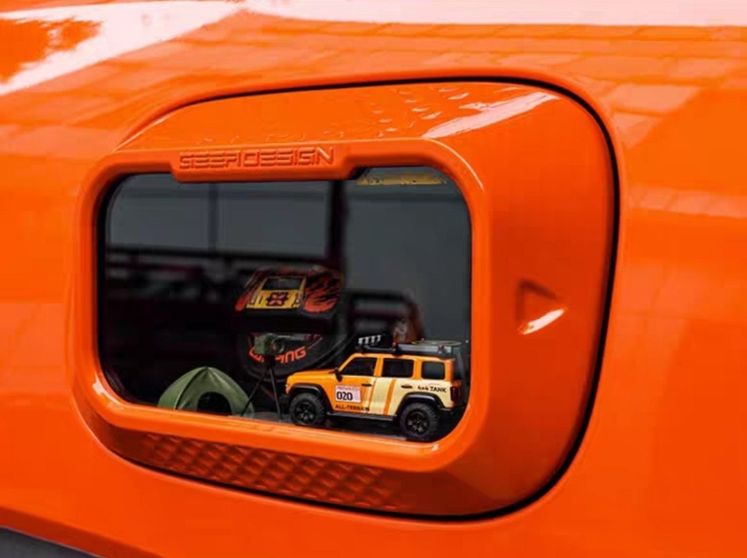 Tank 300 Дизайнерский лючок бензобака Geea Design оранжевый