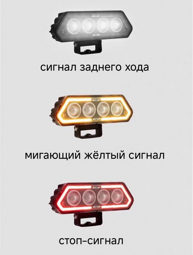 Tank 300 Задний фонарь на калитку BRT LED 6