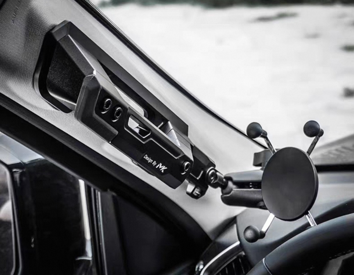 Tank 400/500 Комплект ручек 2 шт Meika PJ1 левая и правая с держателем для телефона