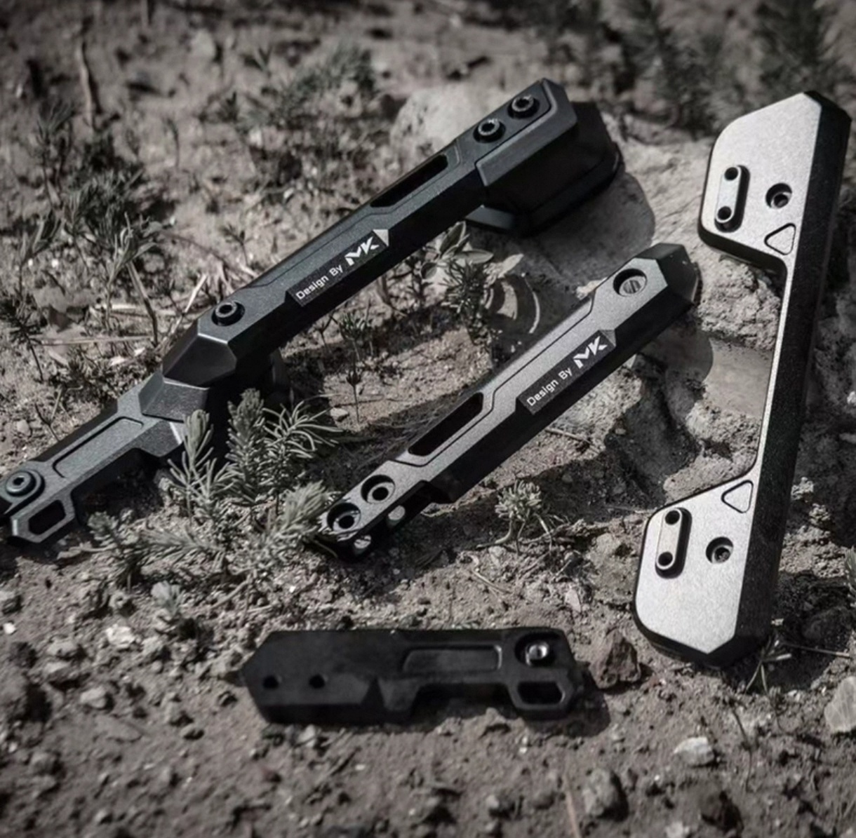 Tank 400/500 Комплект ручек 2 шт Meika PJ1 левая и правая с держателем для телефона 3