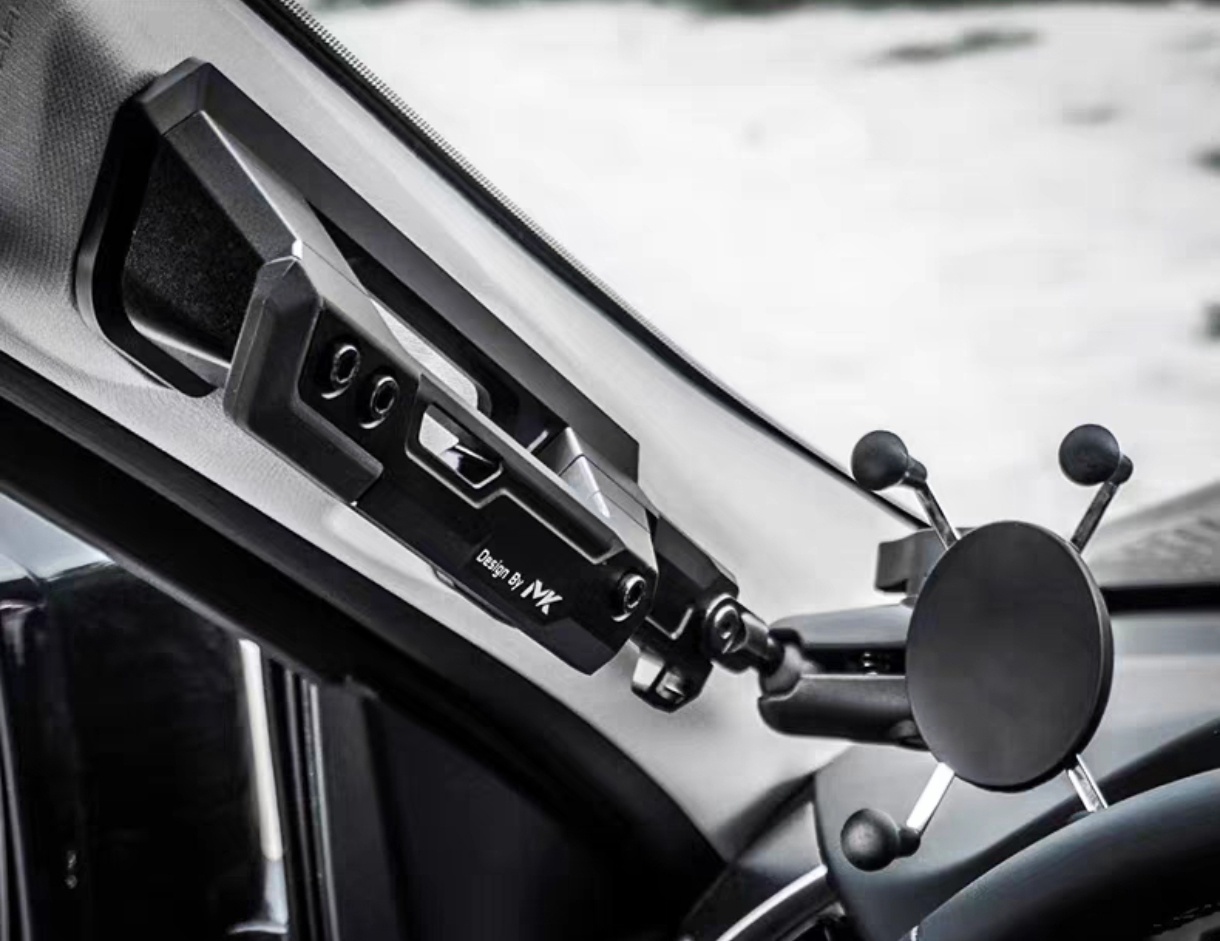 Tank 400/500 Комплект ручек 2 шт Meika PJ1 левая и правая с держателем для телефона 11