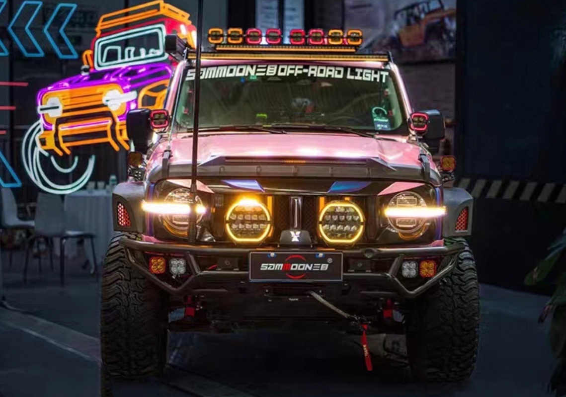 Дополнительные фары Sammoon 7" комплект 2 шт 4