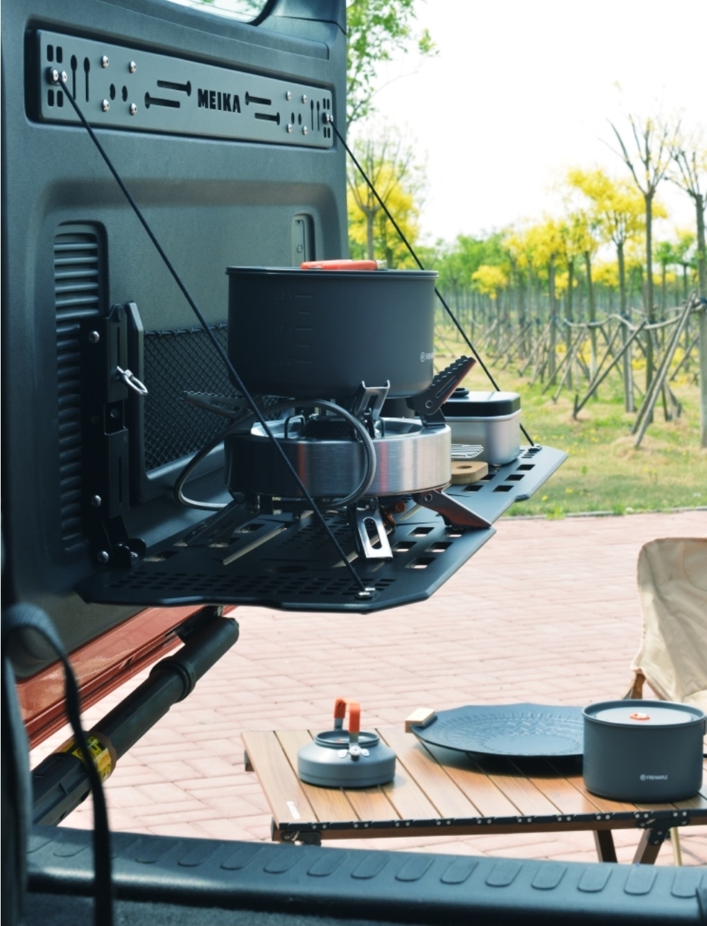 Tank 300 Полка столик на заднюю дверцу MEIKA откидная 6