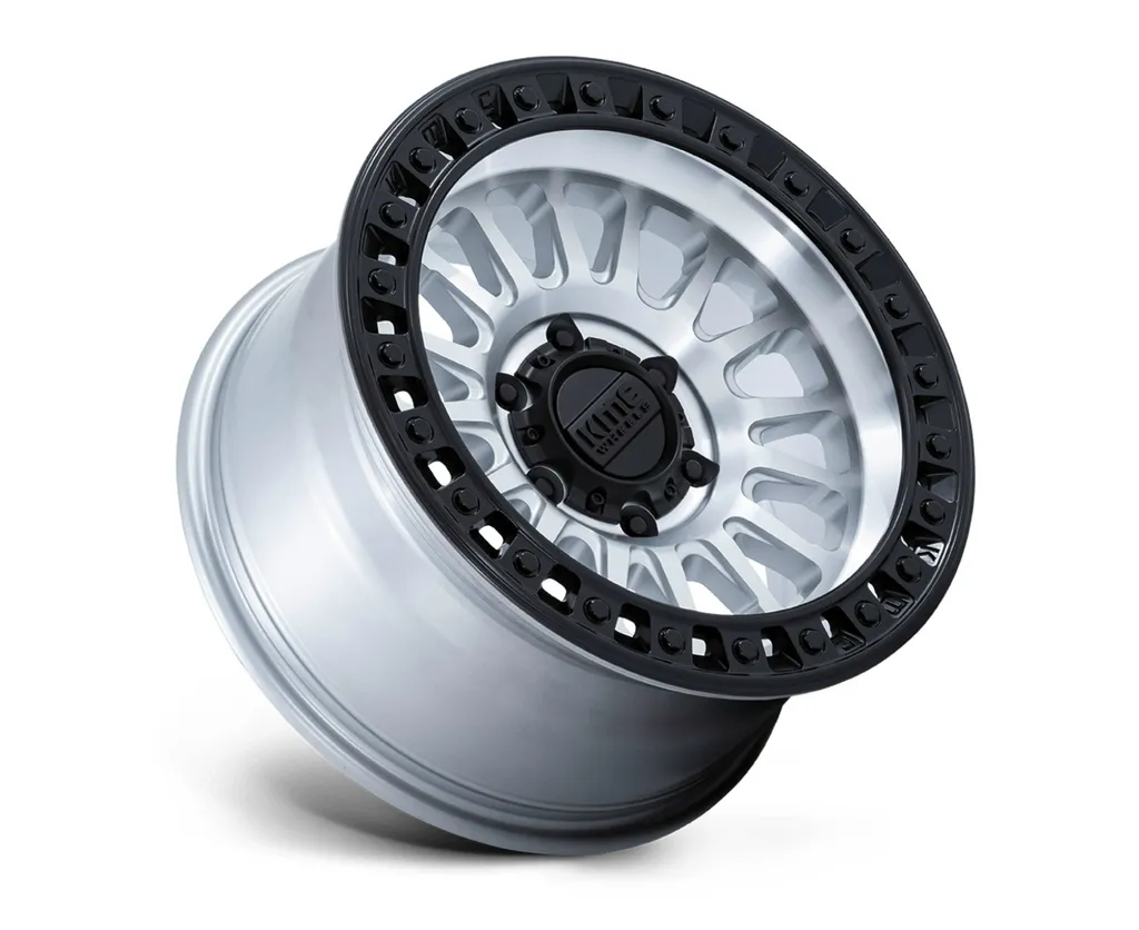 Колёсный диск KMC KM 552 IMS 18x9j" 6×139.7 серебристый с черным ободом 6