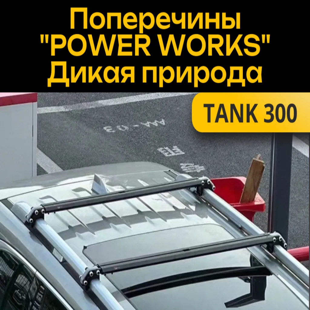 Tank 300 Поперечины POWER WORKS "Дикая природа" 2 шт