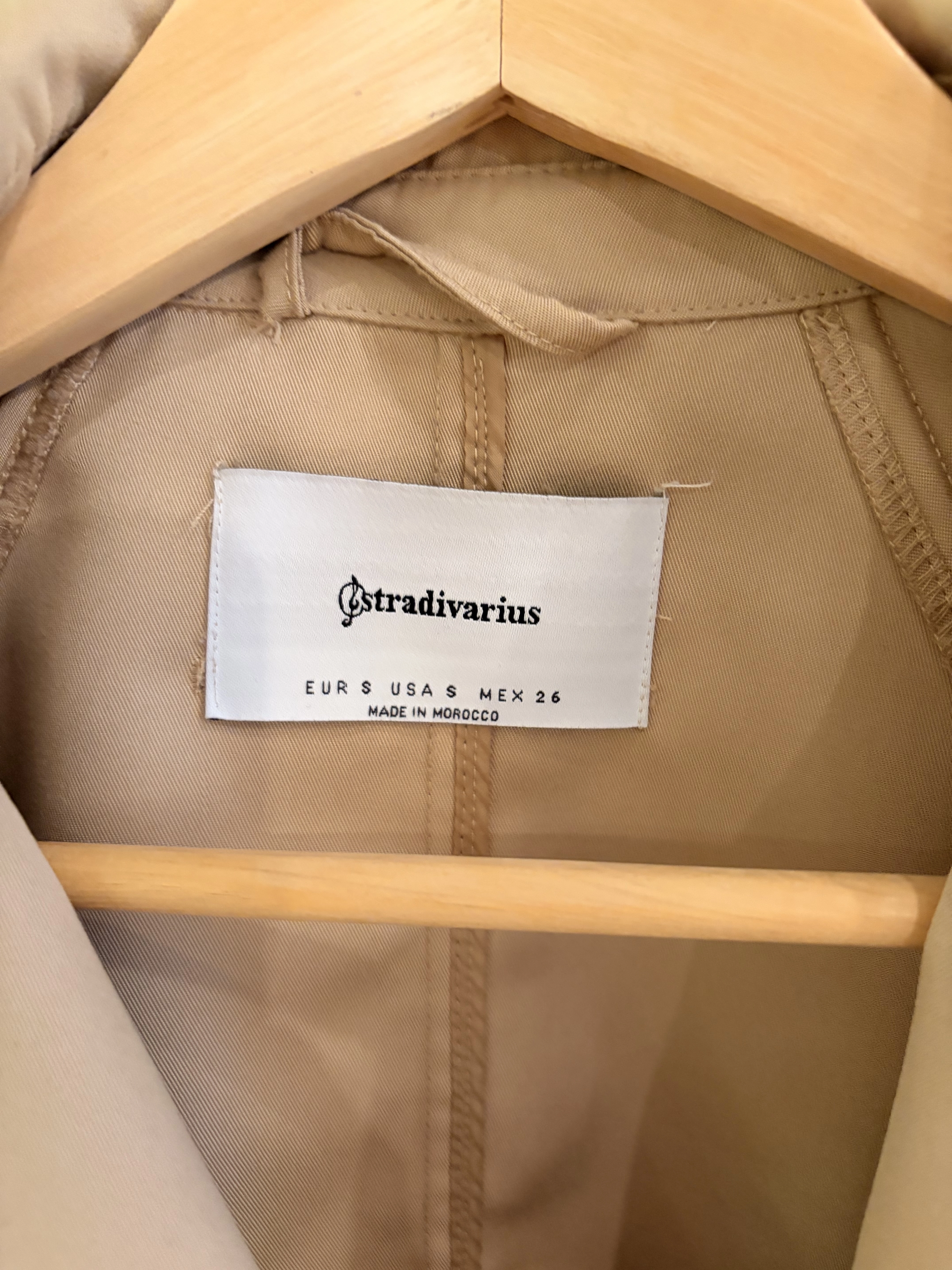 Тренч Stradivarius размер s
