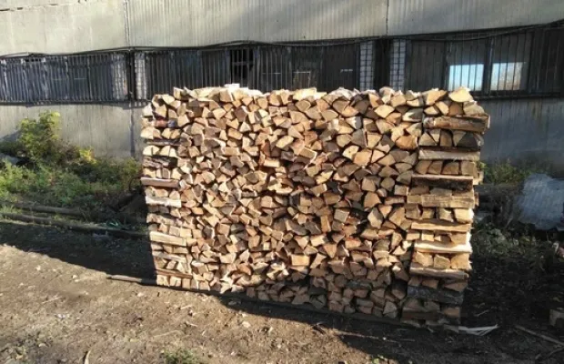 Дрова колотые береза