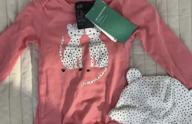 Комплект из 3 х вещей новый hm 68 размер