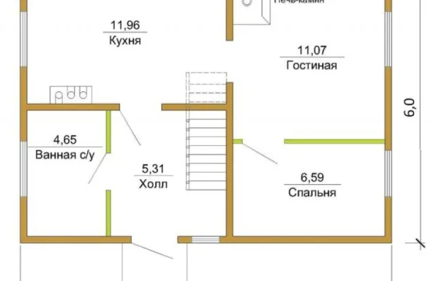 Проект дома 79 кв. м