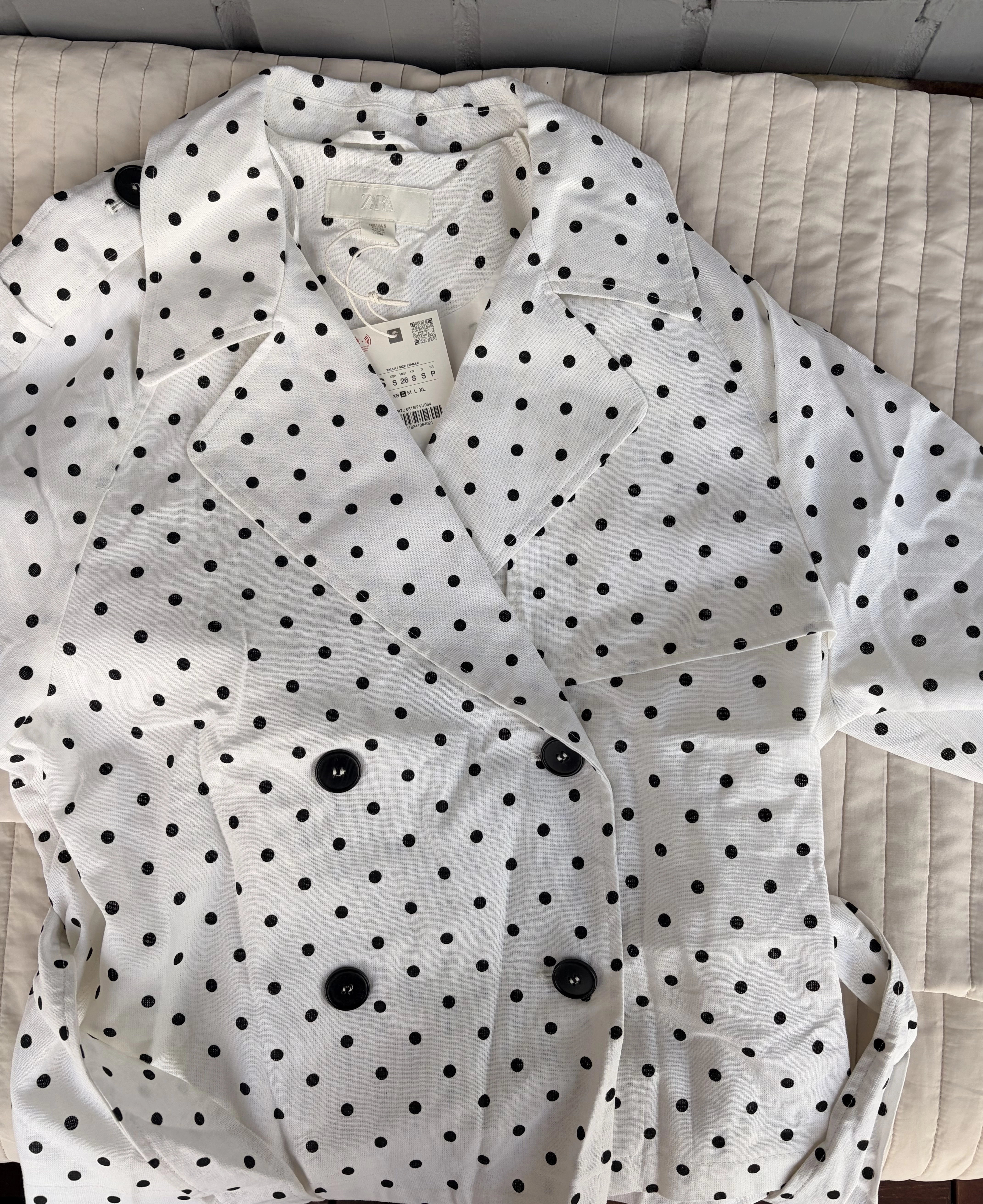 Тренч Zara новый размер s