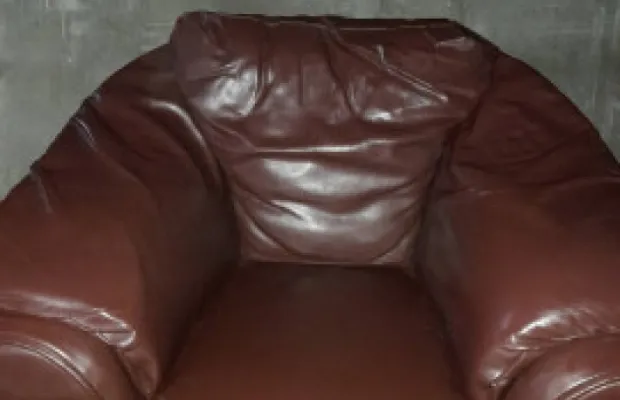 Диван и 2 кресла из искусственной кожи