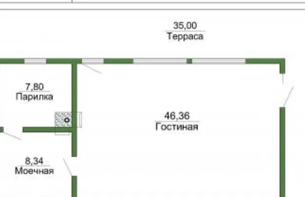 Проект дома 62 кв. м
