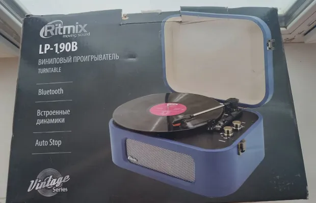 Виниловый проигрыватель ritmix LP-190B