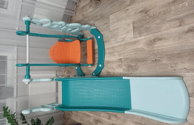 Горка с качелей