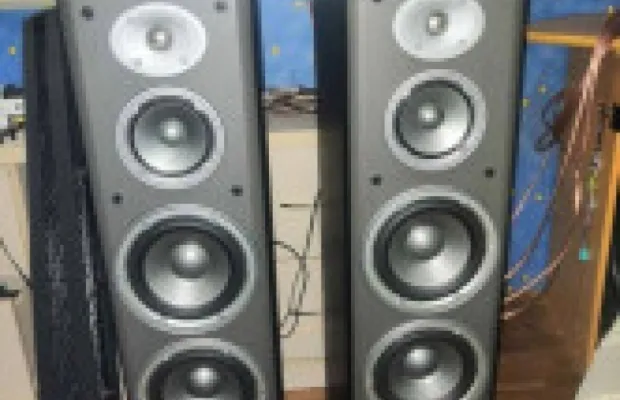 Напольные колонки jbl e80 и ресивер пионер vsx-516