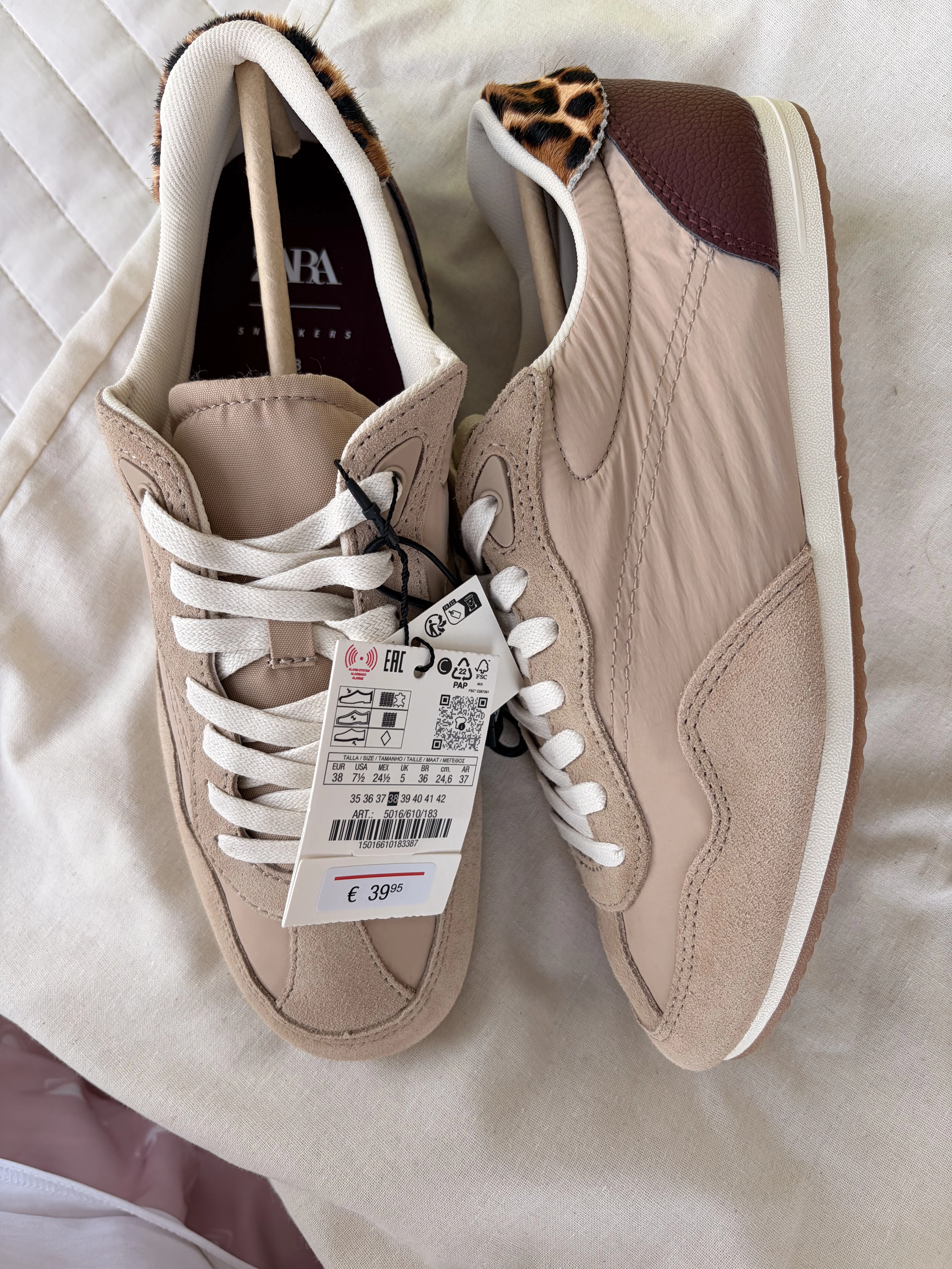 Кеды Zara новые 38 размер