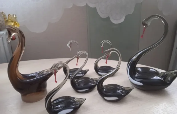 Фигурки из хрусталя