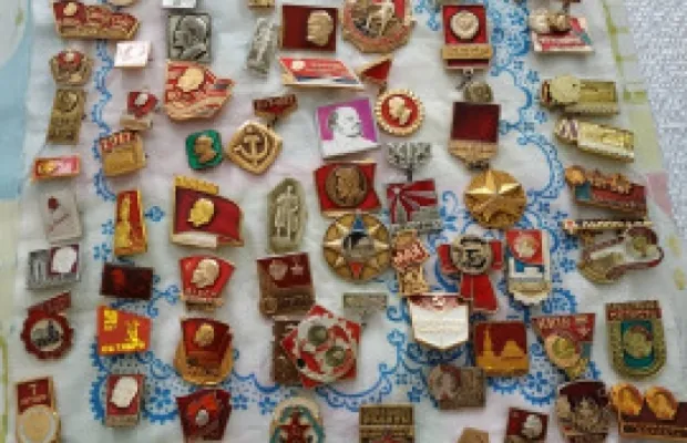 Коллекция значков СССР-Лениниана
