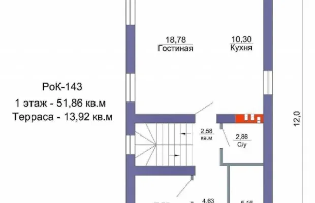 Проект дома 104 кв. м