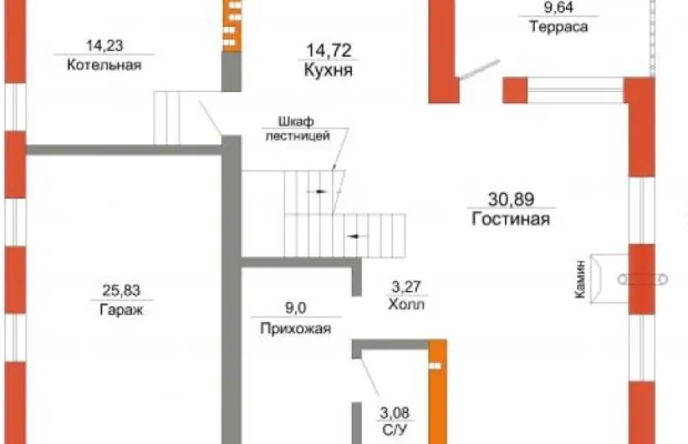 Проект дома 120 кв. м