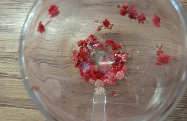 Кружка с цветами внутри